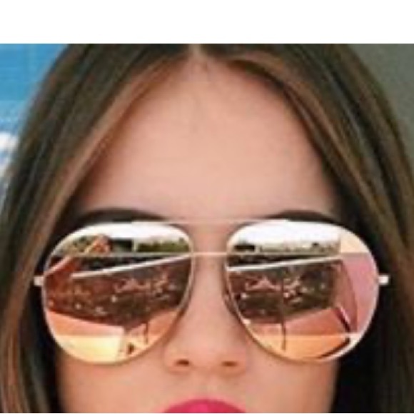 Christian Dior CD mirrored split gold aviator sunglasses 😎 with case Italy made - Picture 8 of 16